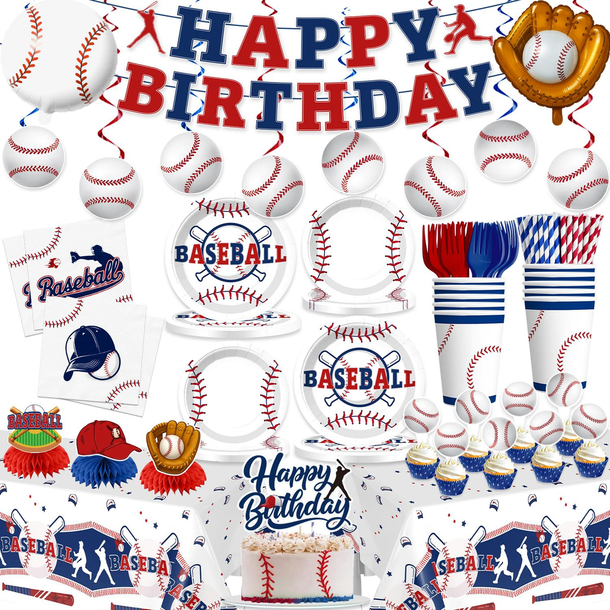 Xynic baseball banner decor to energize party welcome and photo moments.