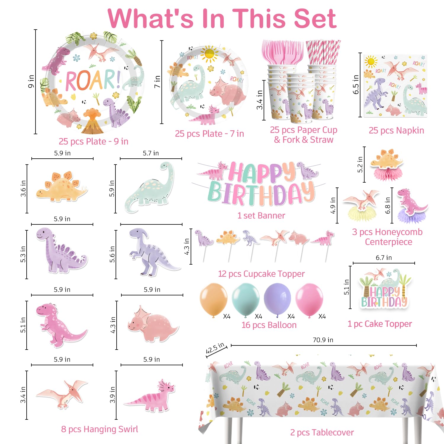 Xynic dinosaur cupcake toppers add themed flair to treats.