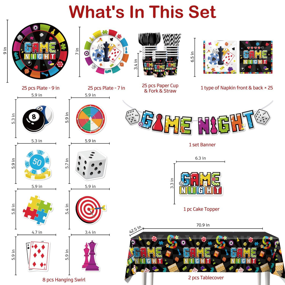 Xynic Game Night cake topper highlights the centerpiece for celebration moments.