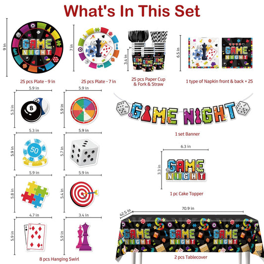 Xynic Game Night cake topper highlights the centerpiece for celebration moments.
