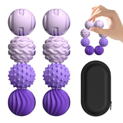 XYOFUN 8-piece silicone magnetic fidget toys for focused desk work
