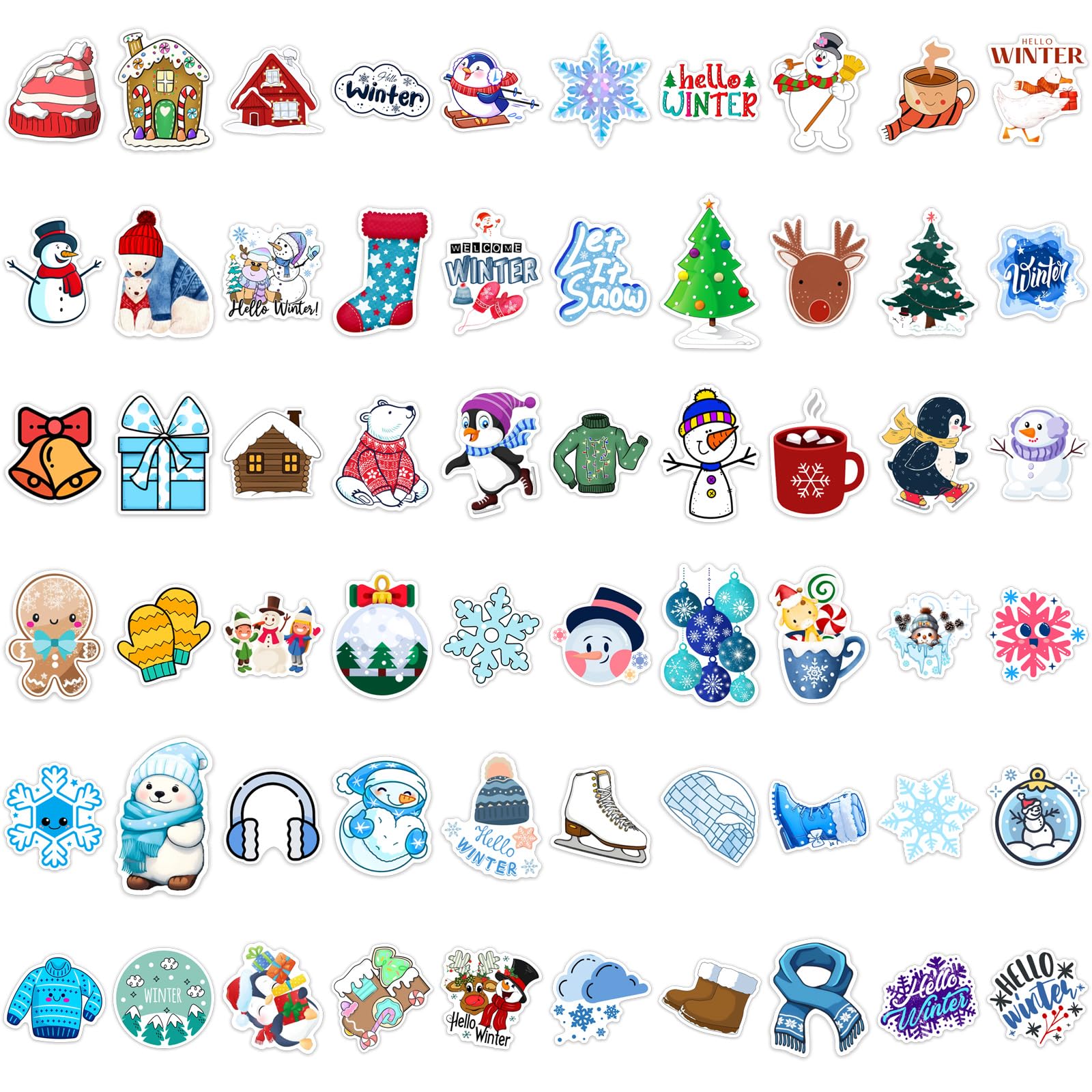 XZENTIRA snowflake design sticker adds bright winter vibe to laptops and notebooks