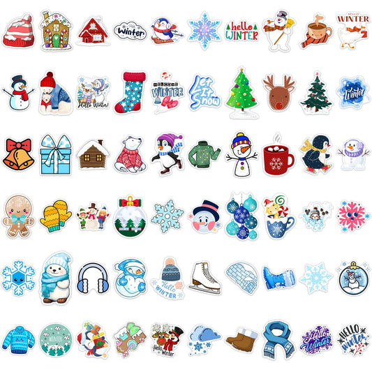 XZENTIRA snowflake design sticker adds bright winter vibe to laptops and notebooks