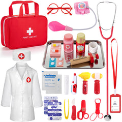 XZZO Doctor Kit 36-pc bag for organized pretend play.