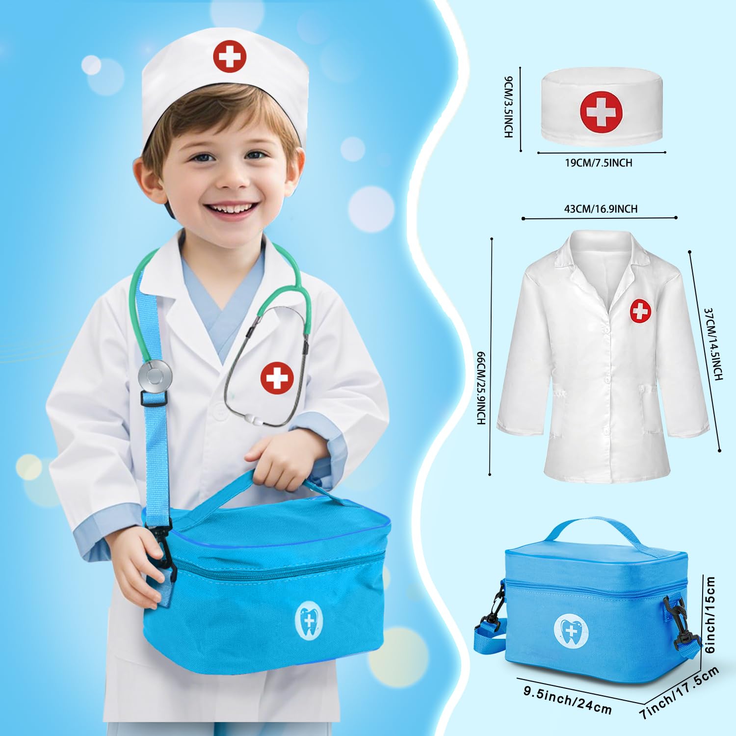 XZZO Gift for toddlers encouraging creative caregiving play