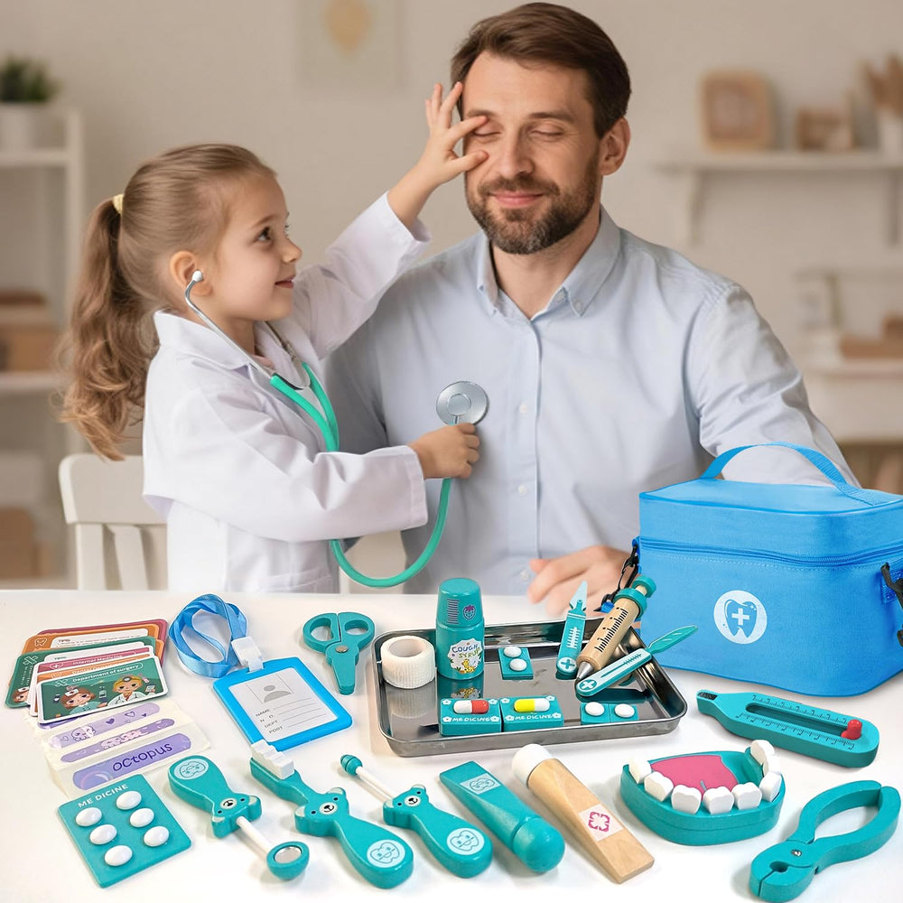 XZZO Safe wooden tools with smooth edges for young hands