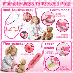 XZZO wooden scalpel-style tool with smooth edges for pretend procedures