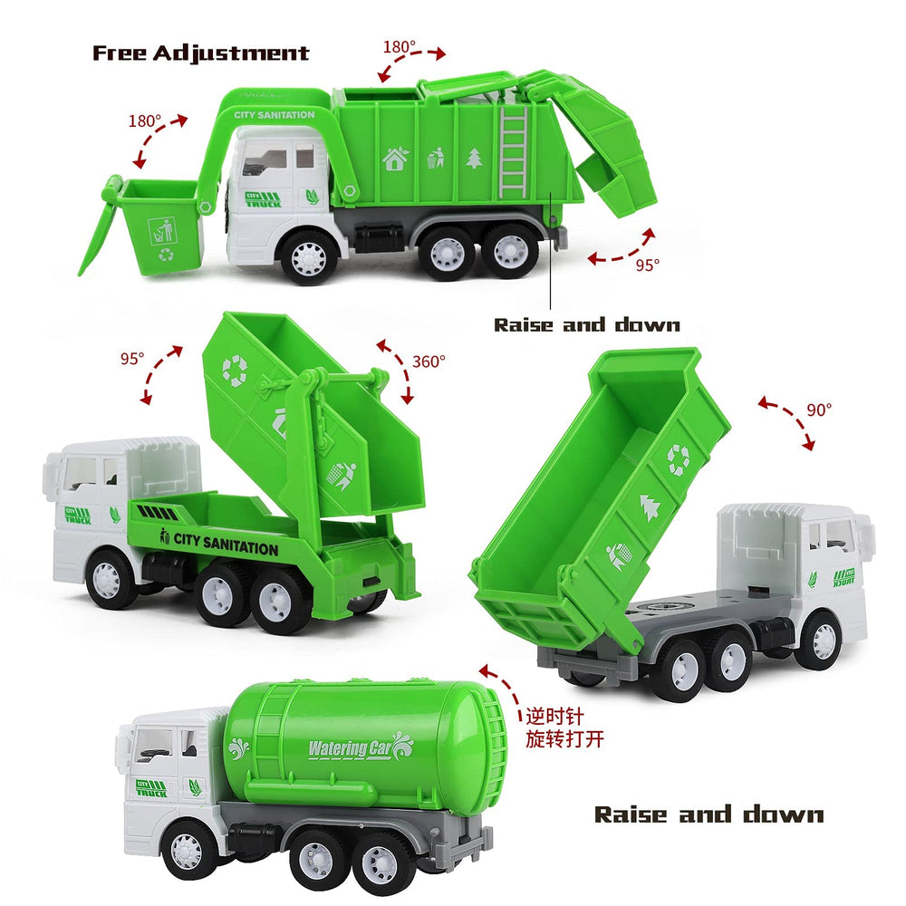 Y.L. DOYMX sanitation truck dumping feature for realism