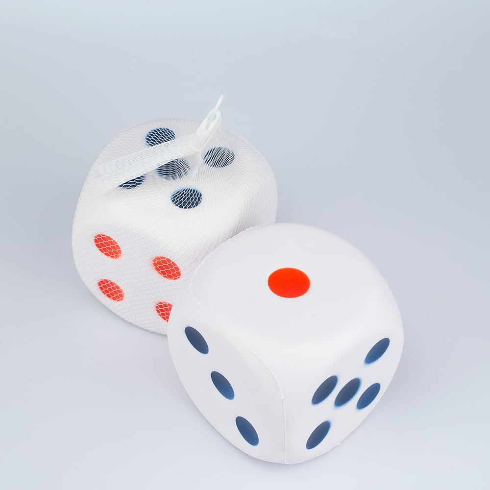 Yaafency dice toy includes mesh storage bag for portable organization
