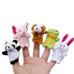 Yabber finger puppet Frog for imaginative play and learning activities