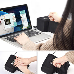 YADILLO Giant USB Enter Key plush close-up, soft material and detail