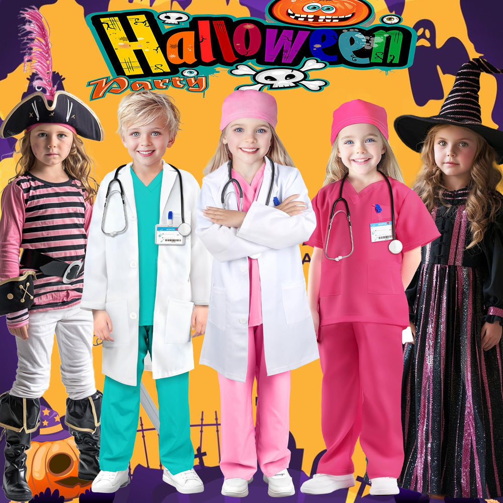 YADIYA Halloween doctor costume for kids inspires seasonal dress-up fun.