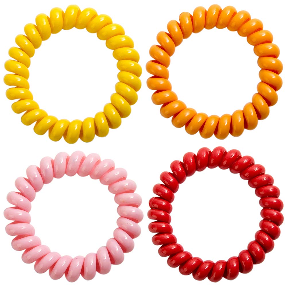 YAFANG stretchy coil bracelets fit wrists comfortably with durable construction.