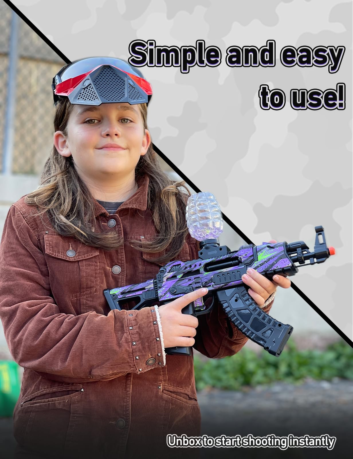YaGee Electric Blaster demonstrating 80ft range for outdoor rounds.