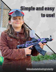 YaGee Electric Blaster demonstrating 80ft range for outdoor rounds.