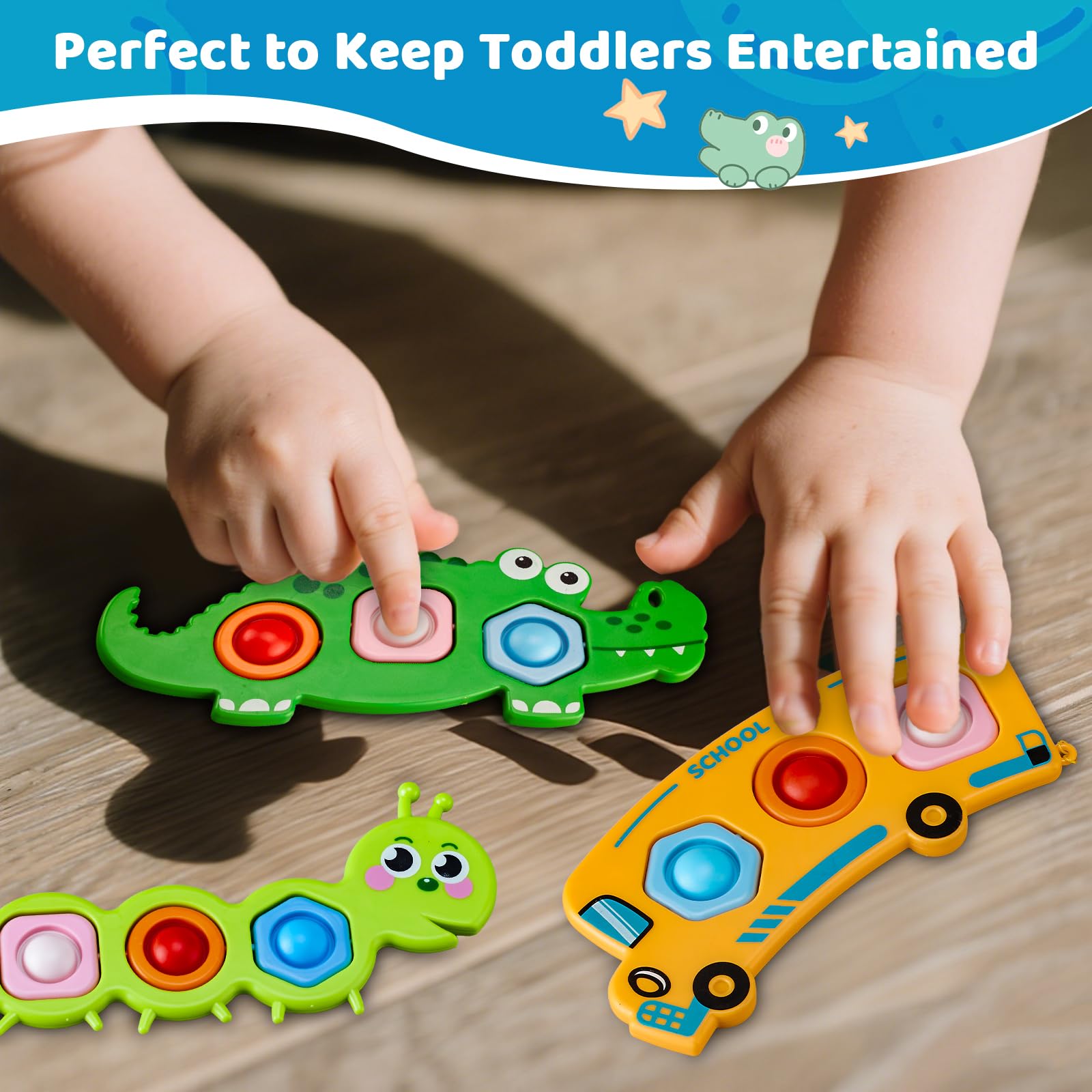 Yagnie compact portable toy for toddlers and babies on the move.