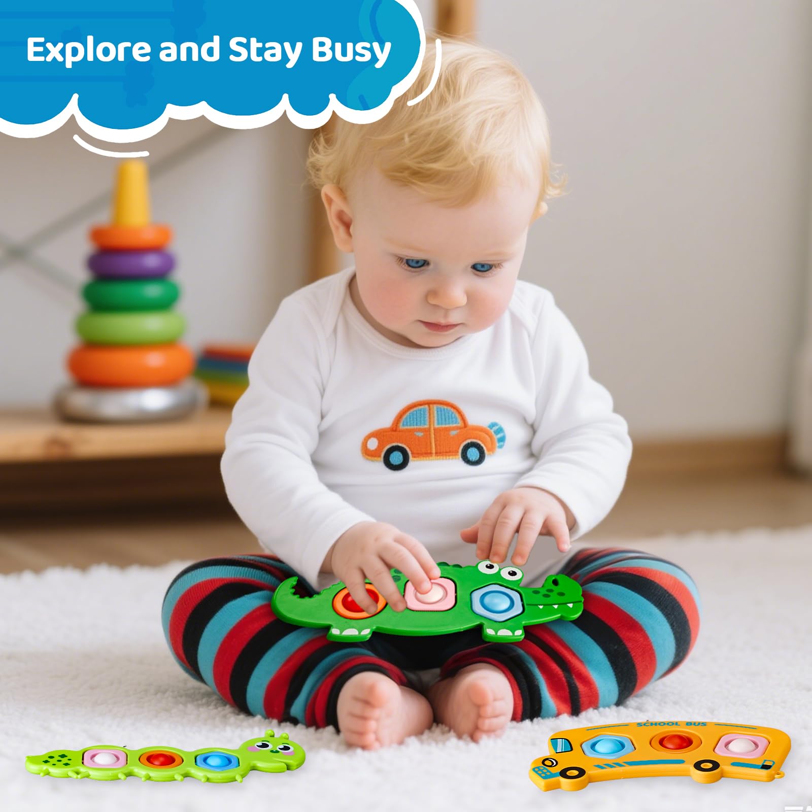 Yagnie durable, baby-safe bubble toy designed for everyday use.
