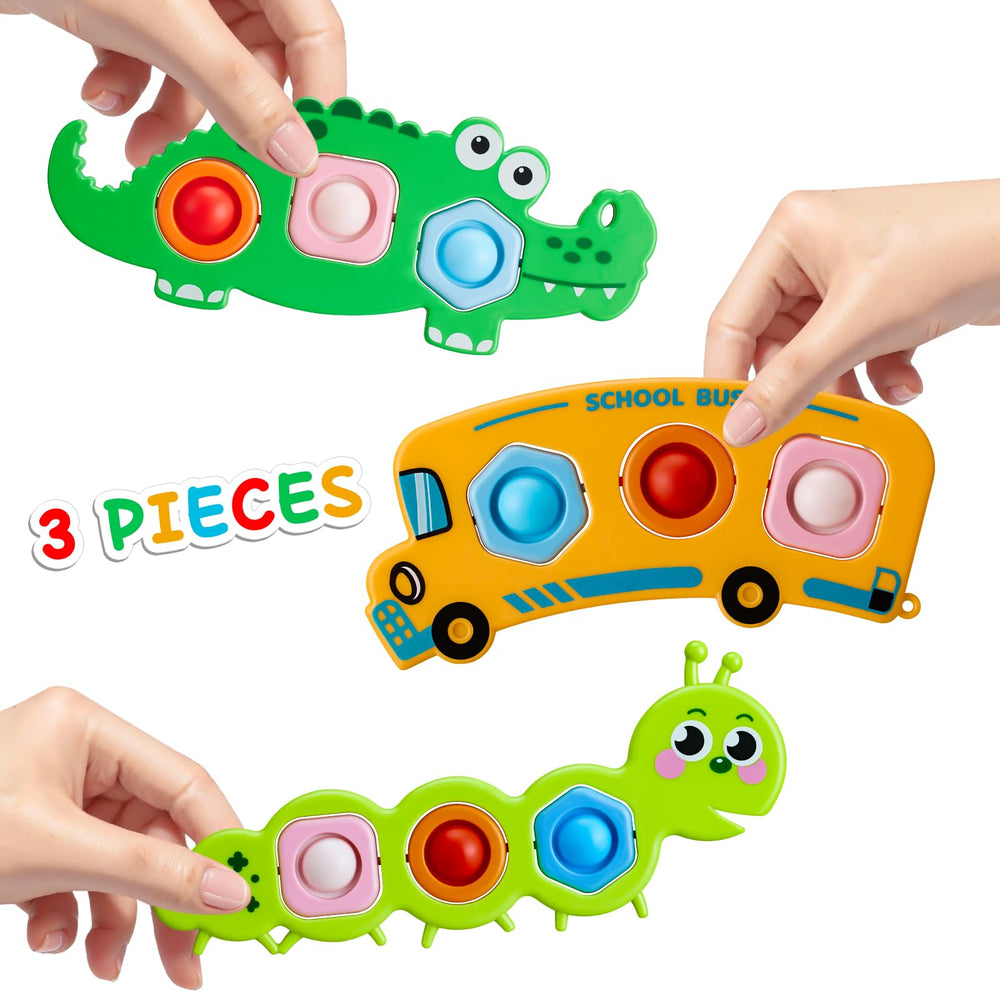 Yagnie fidget push pop bubbles toy for tactile exploration and portable fun.