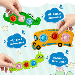Yagnie travel-friendly bubble popper ideal for car rides and flights.