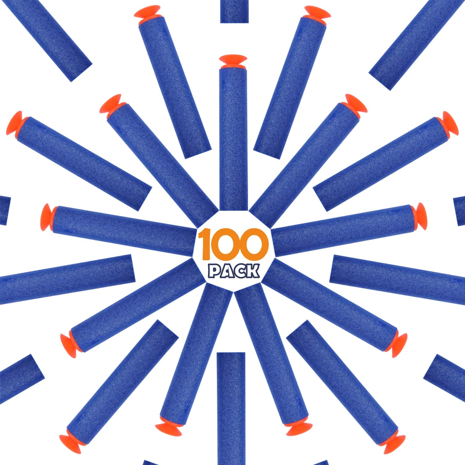 YagoDago refill darts with suction for universal Nerf play and precise targets.