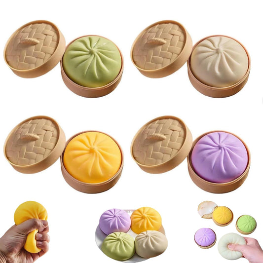 Yaguan glitter dumplings pack with steamer for stress relief and playful visuals