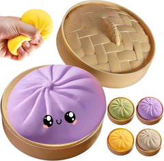 YAGUAN Squishy Dumpling purple front view, ideal for focus and calm moments