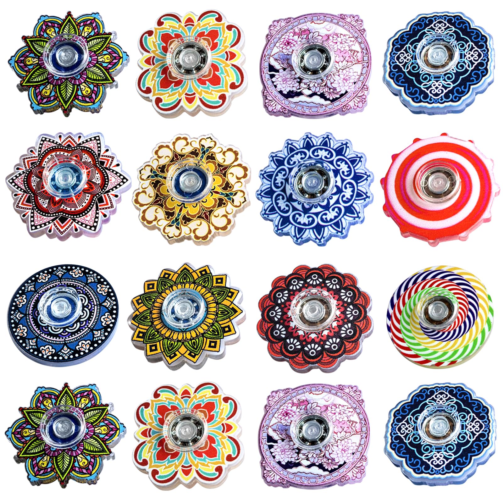 YAIUERL funny fidget spinner bulk 24-pack boosts focus during tasks.