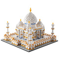YaJie Taj Mahal model front dome detail enhances elegant display.