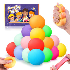 YAKHAN 24pcs slow rising stress balls color change showing vivid hue shifts for focus