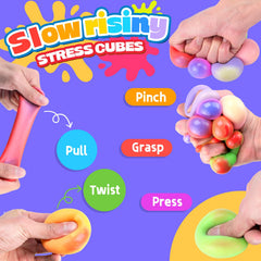 YAKHAN color-changing stress balls with varied colors promote calm attention during tasks