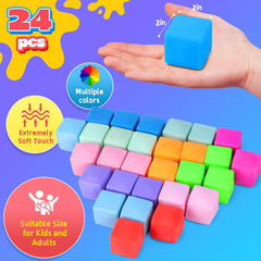 YAKHAN color-changing stress cubes suit parties and social gatherings with visual engagement.