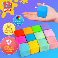 YAKHAN party-stress cubes offer sensory fun at gatherings.