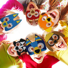 YALARY reusable, easy-clean masks designed for kids’ events and crafts