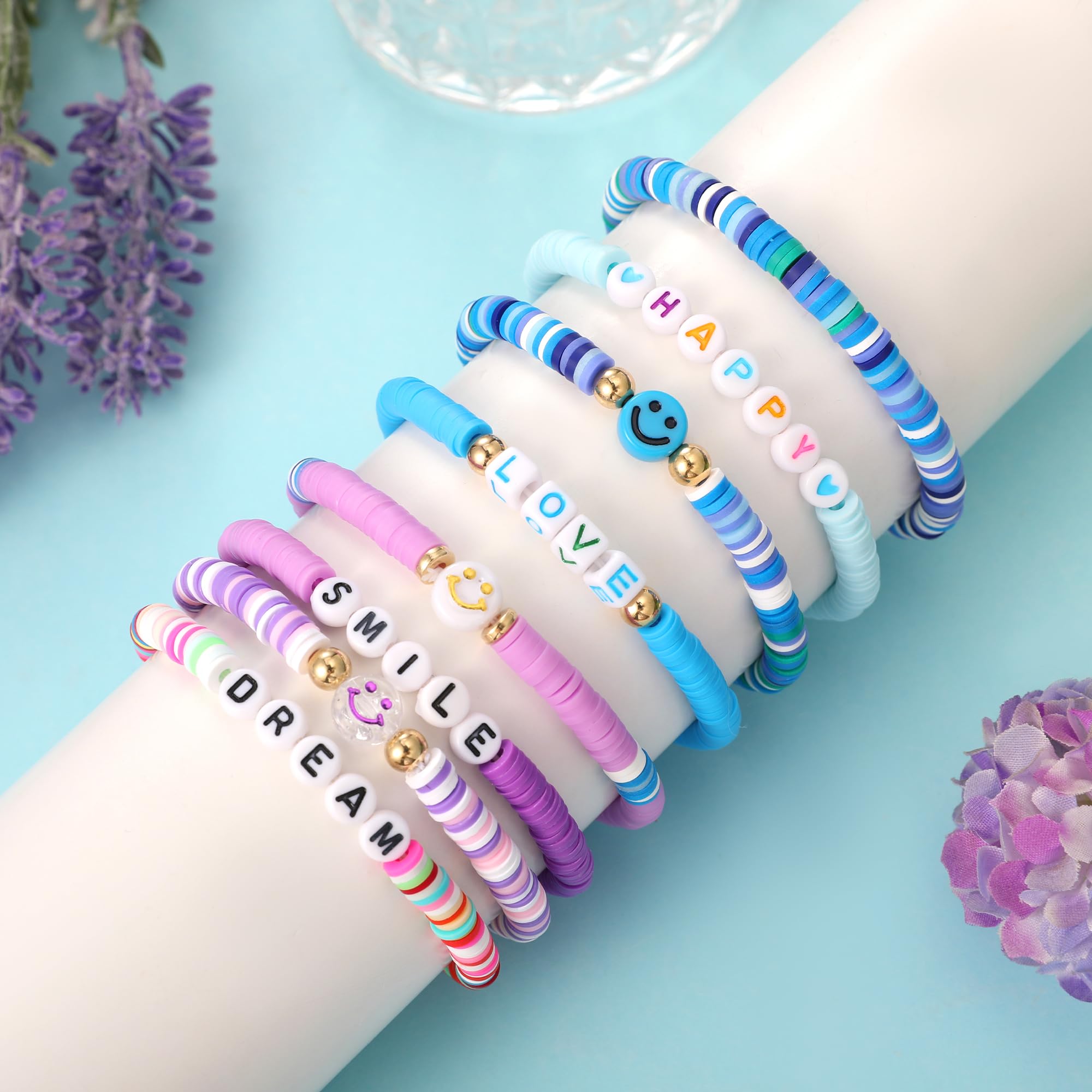 YALASOBA Multi piece bracelet set shown for mix and match outfits