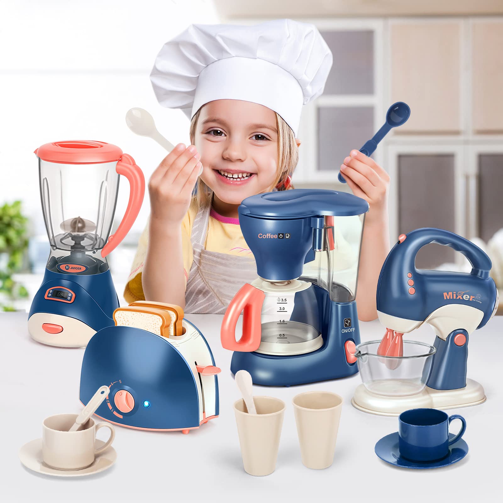 Yalujumb blender with rotating blades for realistic kitchen fun