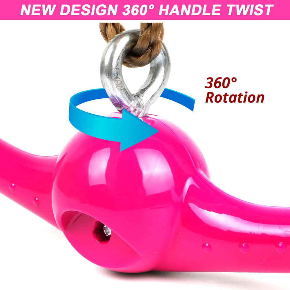 YAMIPROBI 360-Degree Handle Twist close-up showing smooth rotation and safety handle
