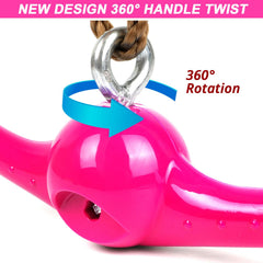 YAMIPROBI 360-Degree Handle Twist close-up showing smooth rotation and safety handle