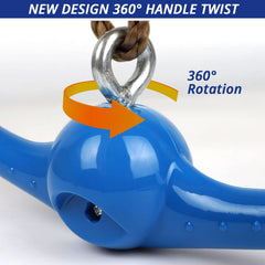 YAMIPROBI 360° twist-spin design enabling playful airborne swinging.