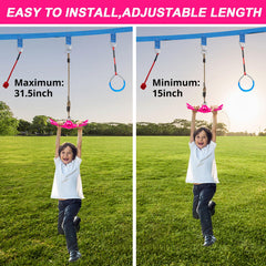 YAMIPROBI Wings Design Swing Ends emphasizing safety and engaging visuals