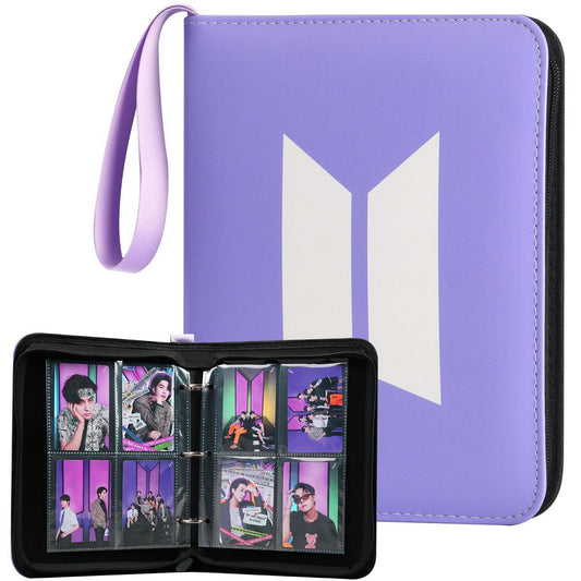 YANENG Photocards Binder 400 Pockets open view, ideal for display and quick card retrieval.
