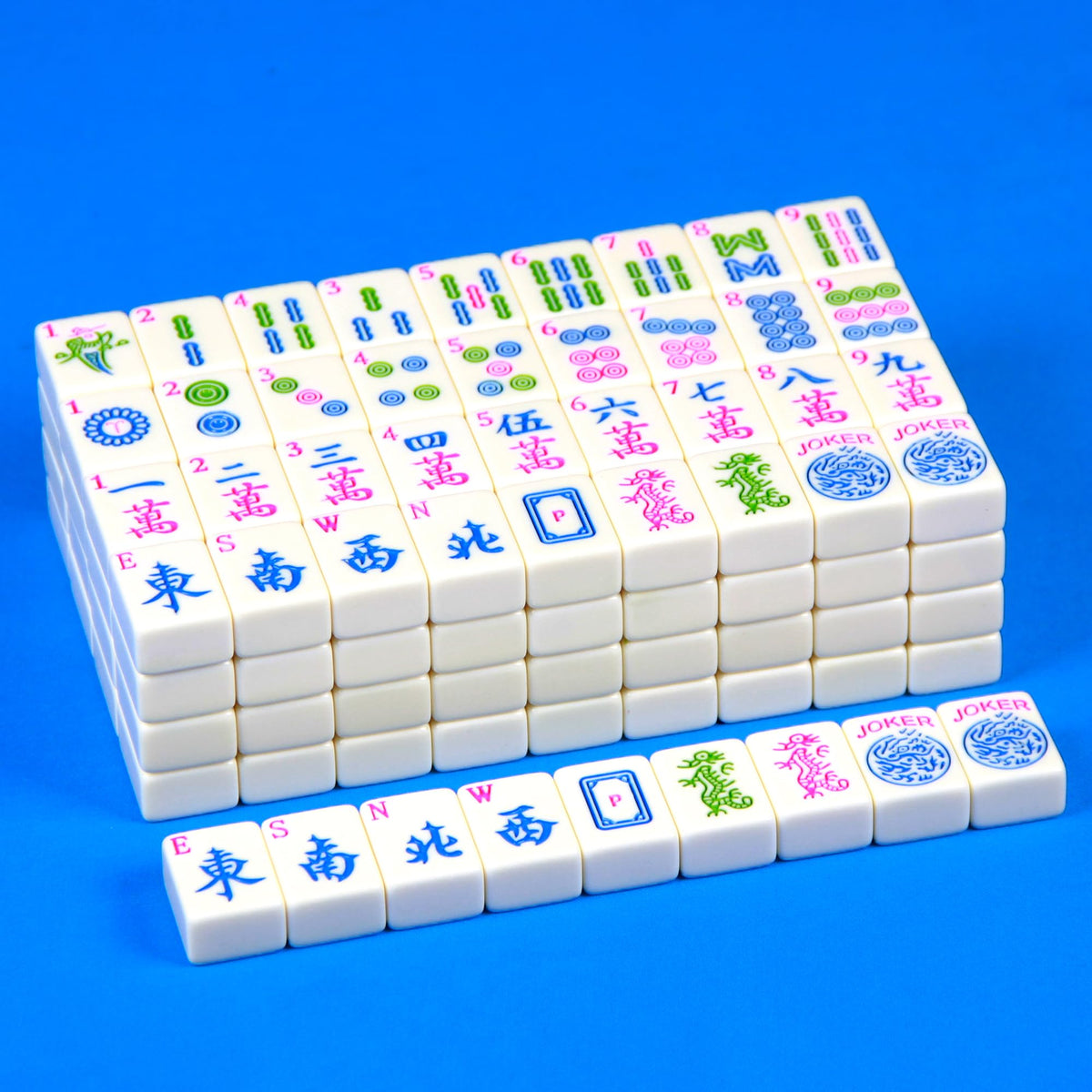 YANMEIYA American Mahjong set full tiles ready for family game night.