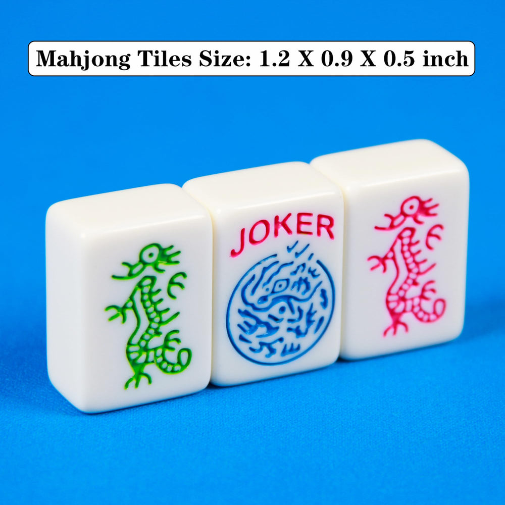 YANMEIYA Mahjong tiles arranged by dots, bams, and cracks for quick recognition.