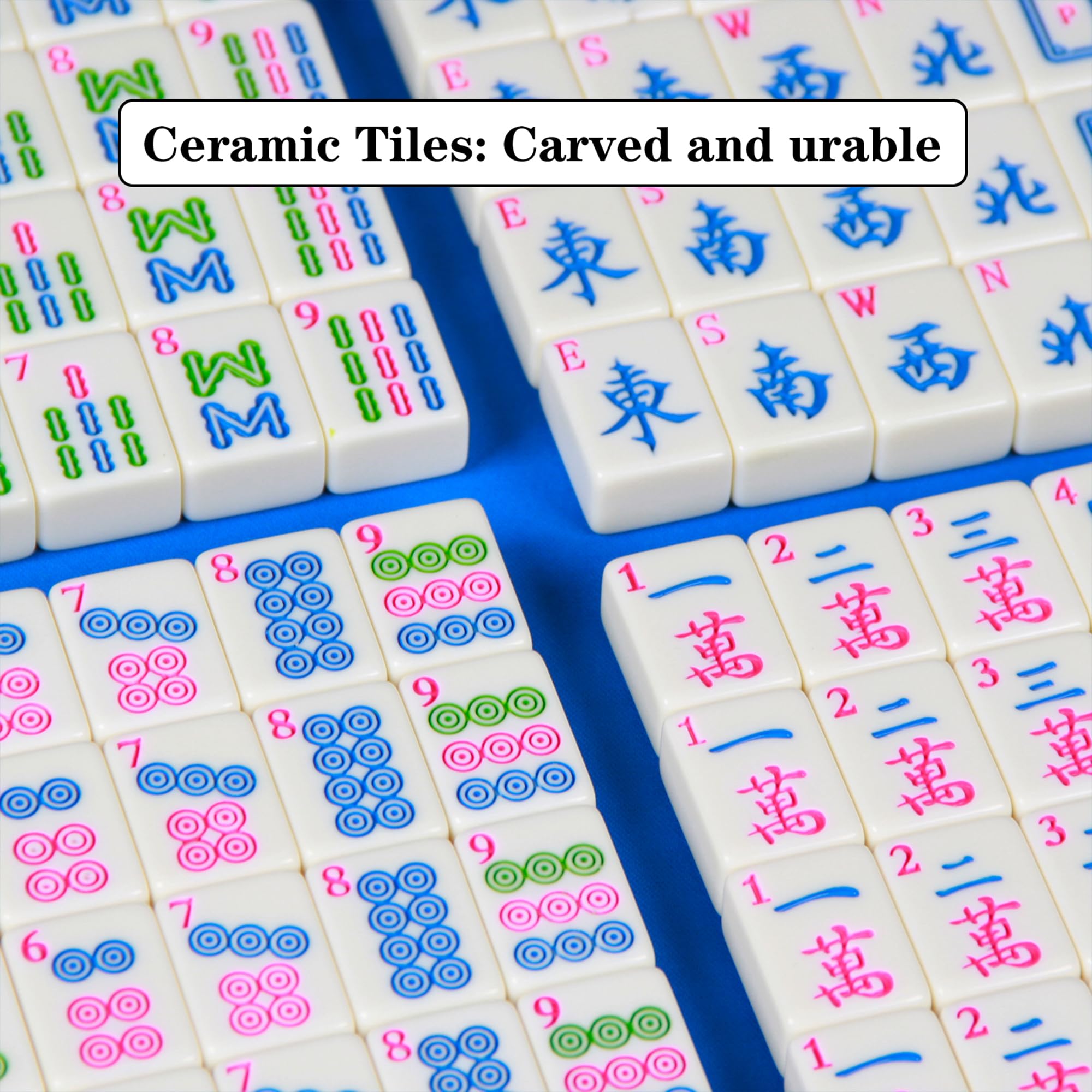 YANMEIYA tiles highlighting dragons and winds for authentic hands.