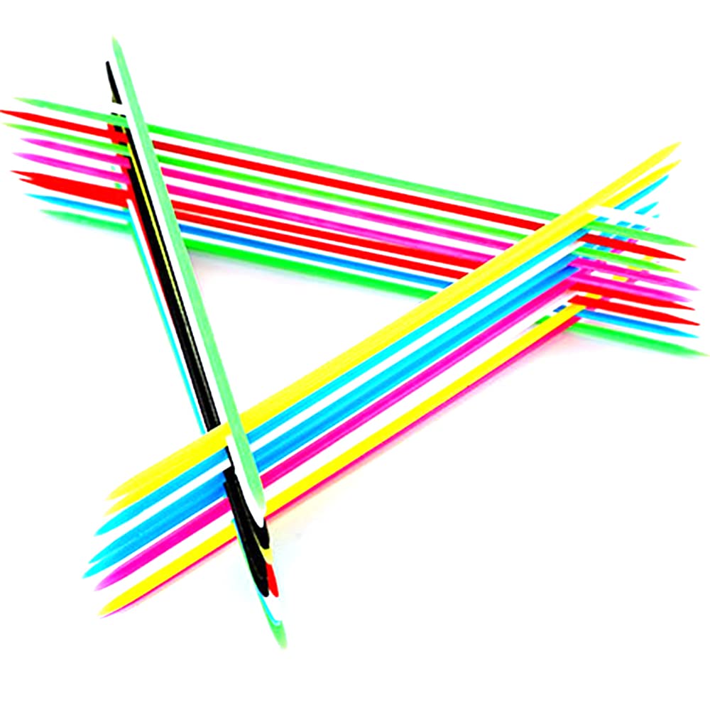 YANQINQIN Pick Up Sticks 6-3inch: durable sticks for versatile play sessions.