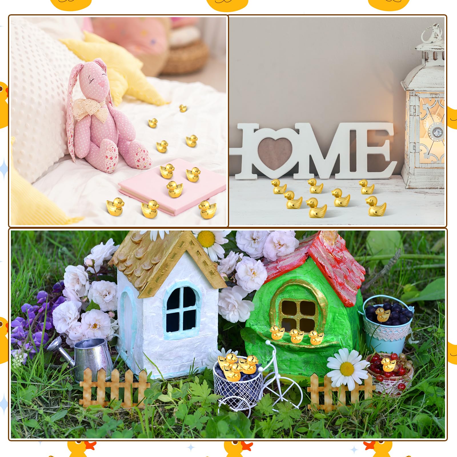 Yaocom golden duck party favors provide memorable keepsakes.
