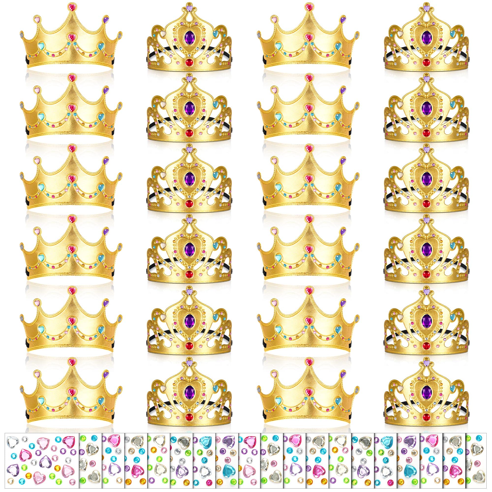 Yaomiao birthday foam crowns for kids, easy princess dress-up.
