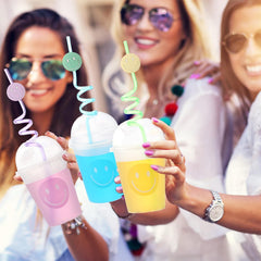 Yaomiao clear plastic cups ideal for beverages and party favors
