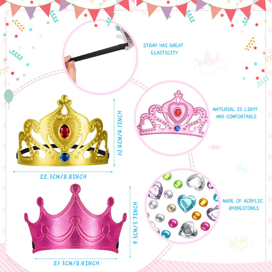 Yaomiao crystal diamond stickers sheet for decorating foam crowns.