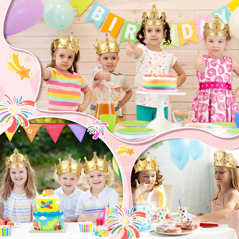 Yaomiao DIY princess crowns for birthday parties and dress-up fun.