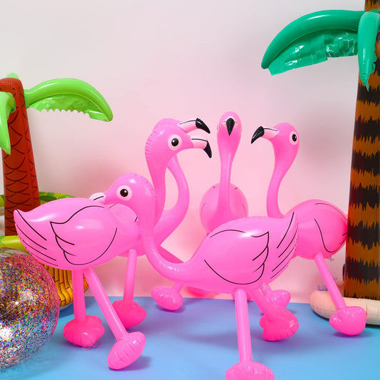 Yaomiao flamingo inflatables, pink, perfect water decor for tropical pool parties.
